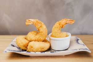 fried shrimp on a plate