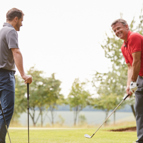 Group of People playing golf