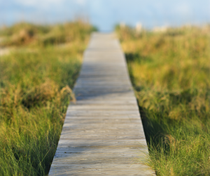 Public beach access.