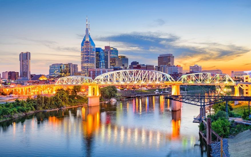Nashville, Tennessee, USA downtown skyline