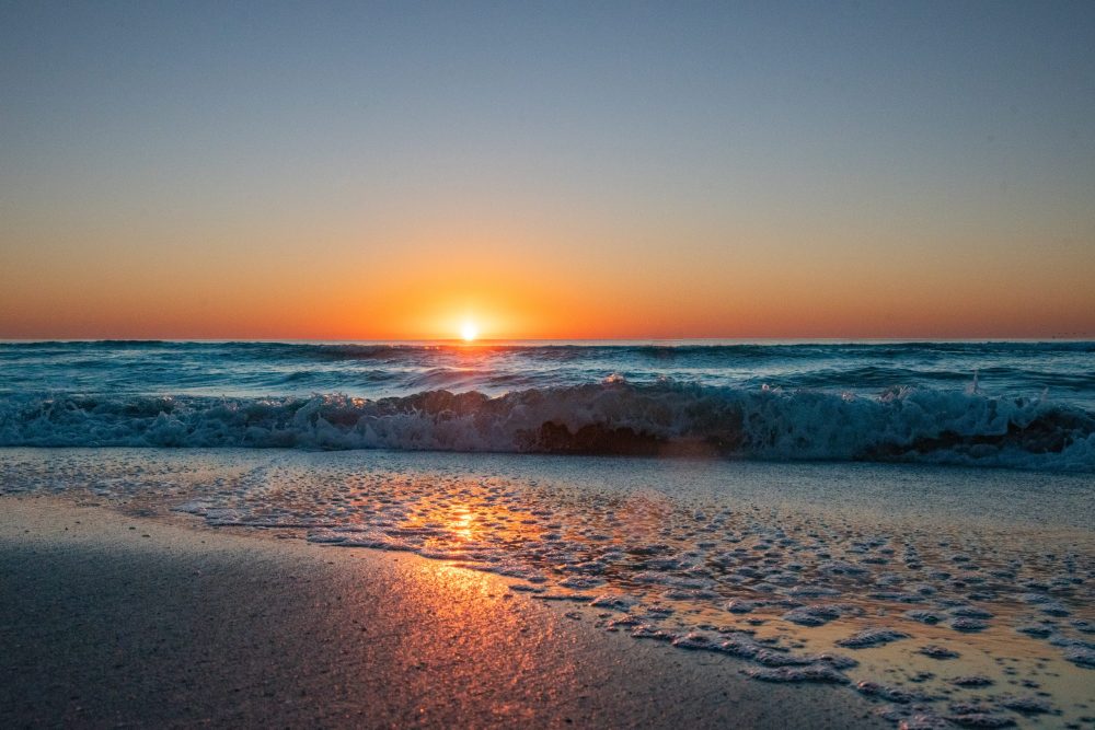 Pawleys island Atlantic ocean sunrise