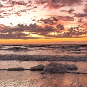 Pawleys Island Shoreline sunset Summer